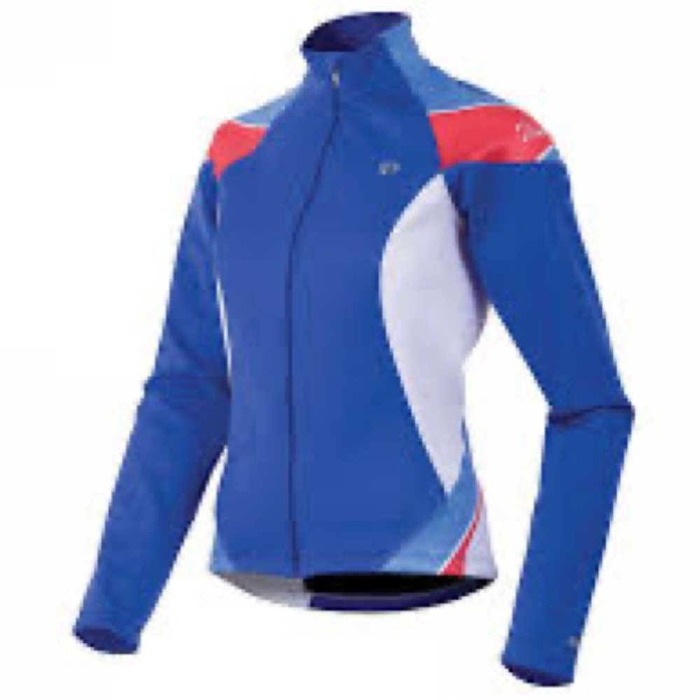 Pearl Izumi Elite Softshell Cycling Jacket - Women’s Size Medium Blue Pink